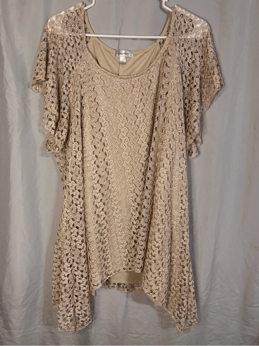 Crochet Overlay Top - Picture 3 of 6